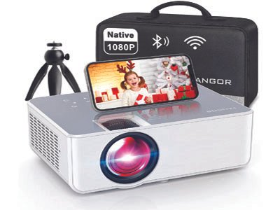 FANGOR 6500 Lumen HD Projector with WiFi and Bluetooth