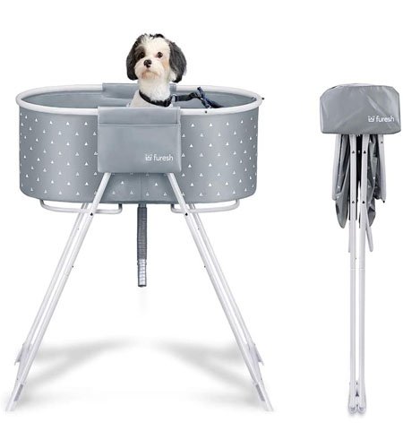 Furesh Elevated Folding Dog Bath Tub