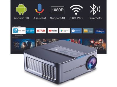 Smart Projector 5G WiFi Bluetooth