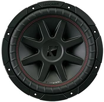 KICKER CVR104 (43CVR104) CompVR 10-Inch (25cm) Subwoofer, Dual Voice Coil, 4-Ohm, 350W