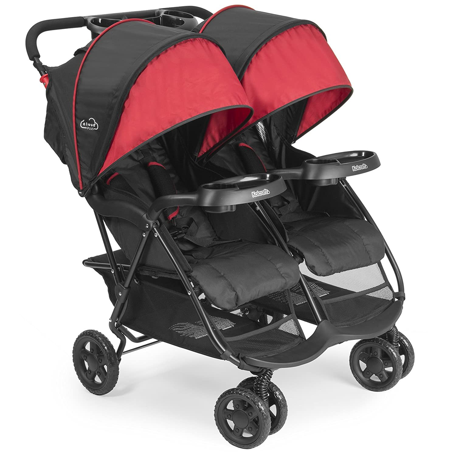 Kolcraft Cloud Plus Lightweight Double Stroller