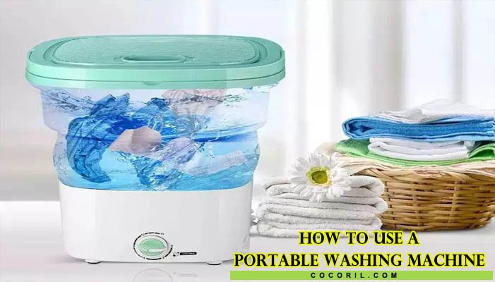 how to use a portable washing machine
