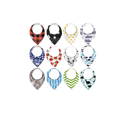 Daulia Organic Baby Bandana Bibs