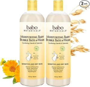 Babo Botanicals Moisturizing Plant-Based 2-in-1 Bubble Bath