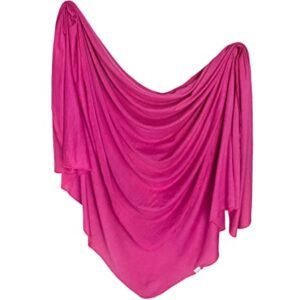 Large Premium Knit Baby Swaddle Receiving Blanket
